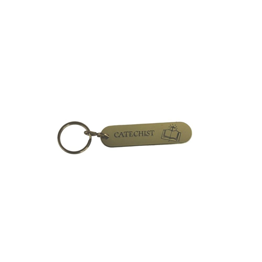 Chatechist Keychain Brass NEVER USED 90998